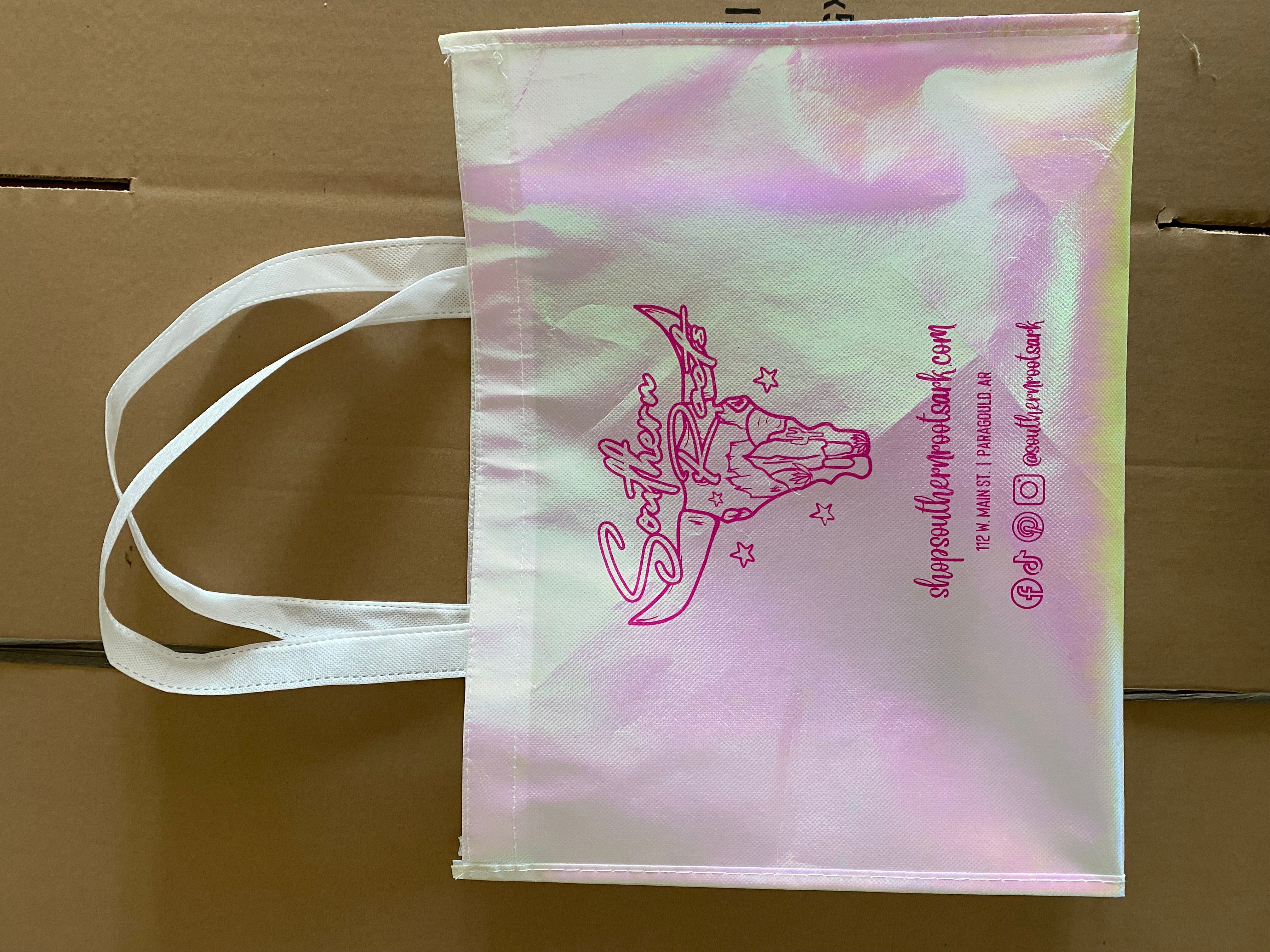 holographic reusable bag